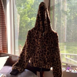 cheetah print jacket